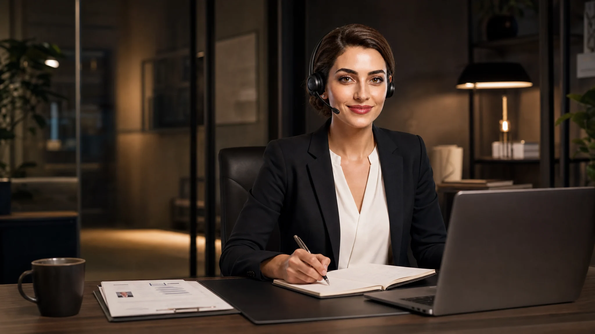 Sara, the AI interviewer teammate, at work